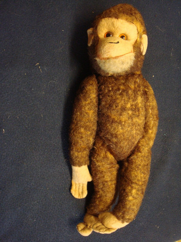 Ancien singe peluche - en,