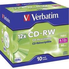 CD-RW vierge 700 Mo Verbatim