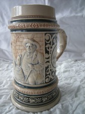 ANCIENNE CHOPE A BIÈRE CÉRAMIQUE BRASSERIE HB