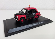 Renault 4 CV 1956 Police Monégasque R 1062 1/43 Eligor Boite Souple