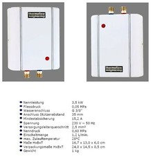 Petit chauffe eau - petit, thermoflow
