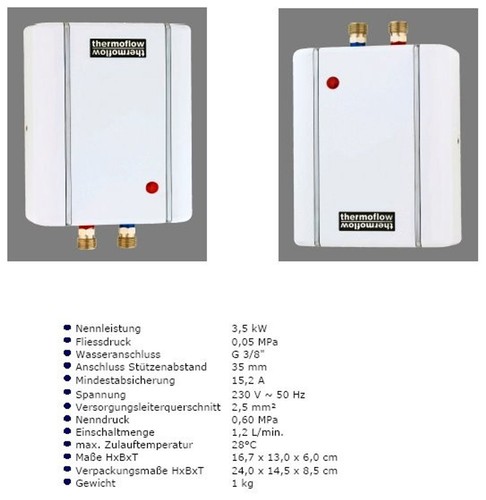 Petit chauffe eau thermoflow - chauffe-eau,