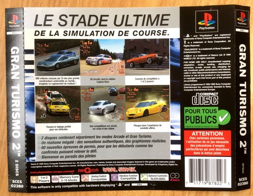Gran turismo jaquette - turismo,