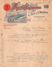 1908 Facture illustrée Mogol