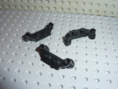 Lego black plate x 4 - x,