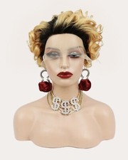 Perruque Naturelle Cheveux Humain Blond Doré Dentelle Lace Front 13x5 Lace Front