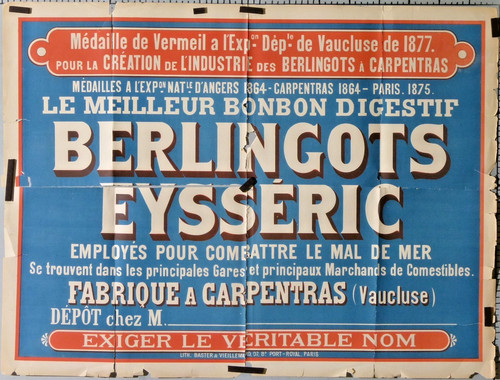 Affiche ancienne 1880 - affiche,