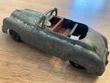Jouet vintage Voiture Hubley de Kiddi-Toys Cabriolet vert olive