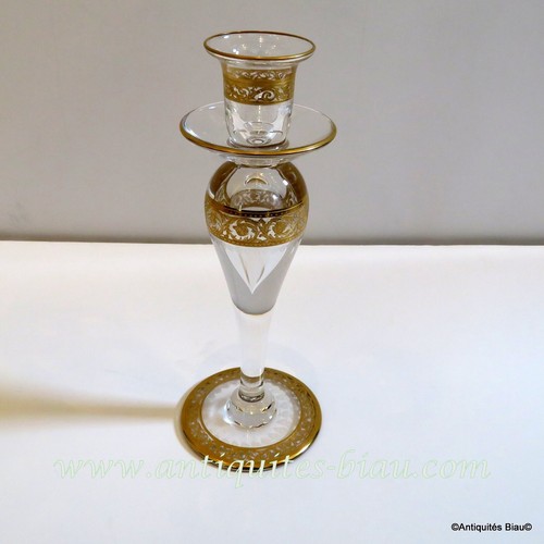 Bougeoir cristal de - en,