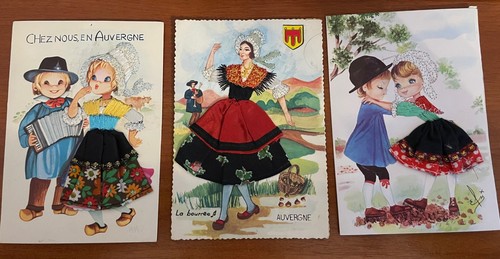 Cartes postales tissus - cartes,