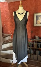 Robe Longue Noir et Blanc Sans Manches "Zara" – T 42*