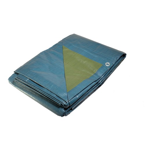 Bâche plastique bleue - , et