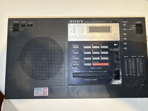 Sony icf 2001 ssb cw - icf-2001, fm/am/sw/ssb/cw