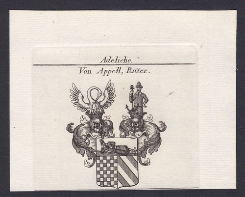 1820 appel chevalier - 1820, blason