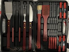 Mallette à ustensiles de cuisine pour barbecue (18 pièces) - Accessoires pour B