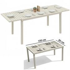 Table de jardin extensible