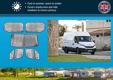 Stores thermiques pour camping-car Iveco Daily 14-23, ensemble complet