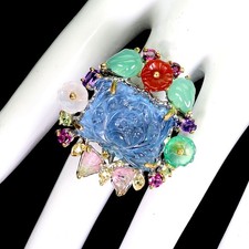 925 Bague en Argent Feuille