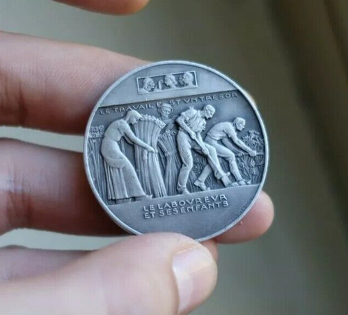 Vintage médaille laboureur - médaille, le