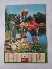 Carton calendrier MOTTE CORDONNIER Bière Publicitaire Ancien vintage 1960