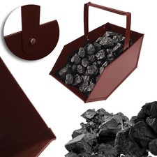 Réservoir à charbon cendrier cheminée boîte acier chariot à charbon métal