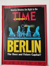 Time Magazine 1990 "BERLIN THE ONCE AND FUTURE CAPITAL? NO LABEL