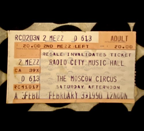 The moscow circus - the, ticket