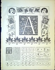  Ancienne gravure de presse  -