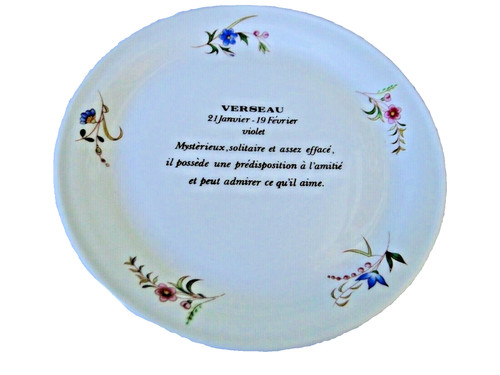 Assiette décorative - , en