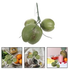 ��l��gante simulation plastique noix de coco fruit vert r��aliste pour design d'