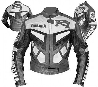Yamaha veste cuir - yamaha, motard
