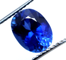 5.50 CT Saphir Naturel Bleu sans Défaut Coupe Ovale Certifié Ample Gemme +