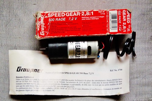 Graupner 500 race - , 7,2vmoteur