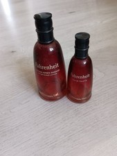 LOT DE 2 FLACONS VIDES VINTAGE FAHRENHEÏT DE CHRÏSTIAN DÏOR POUR COLLECTION