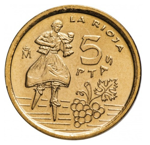 Pièce pesetas espagne la - pesetas, "la