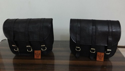 Sacoches selle moto cuir - de,