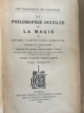 La philosophie occulte ou la magie, Complet, Corneille Agrippa, 1910, Relié