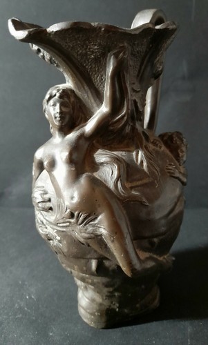 Vase étain signé garnier - vase,