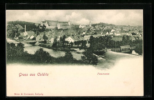 Colditz panorama lieu - panorama, du