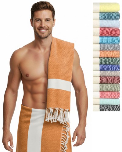 Serviettes plage xxl - serviettes, coton