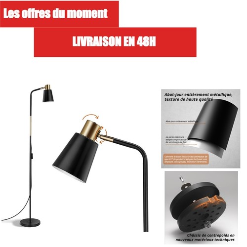 Lampadaire industriel rétro - lampadaire,