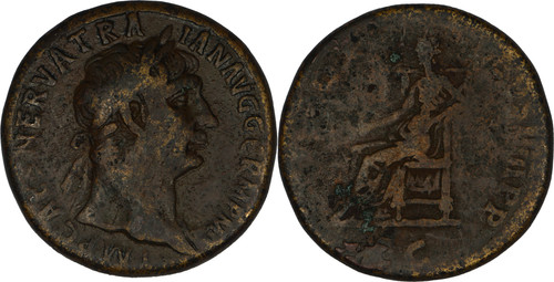 Rome sesterce trajan - -,