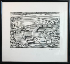 MER Lithographie BATEAUX