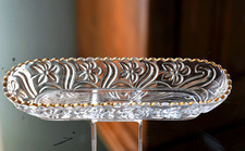 SAINT-LOUIS — Porte-peigne (garniture de toilette) · cristal · Fleur de Violette