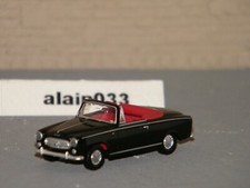PEUGEOT 403 cabriolet noire BREKINA 1/87 Ref 29151