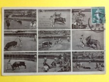 cpa Cachet NÎMES en 1907 Une