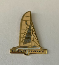 61 - Pin's BATEAU VOILIER AMERICA'S CUP 92 EN AVANT LA FRANCE ...