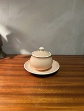 Sucrier ancien Villeroy & Boch – couleur saumon