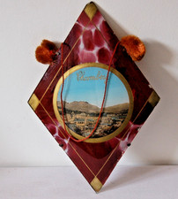 Cadre fixé sous verre Souvenir de Chambéry année 20 -verre bombé