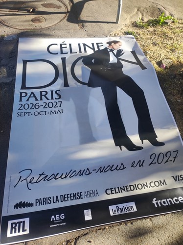 Grande affiche céline - affiche, dion